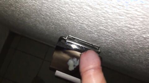 Public Restroom Handjob and Masturbation Compilation
