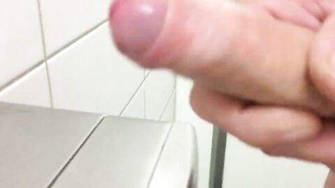 Public Restroom Handjob and Masturbation Compilation