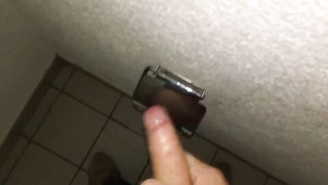 Public Restroom Handjob and Masturbation Compilation