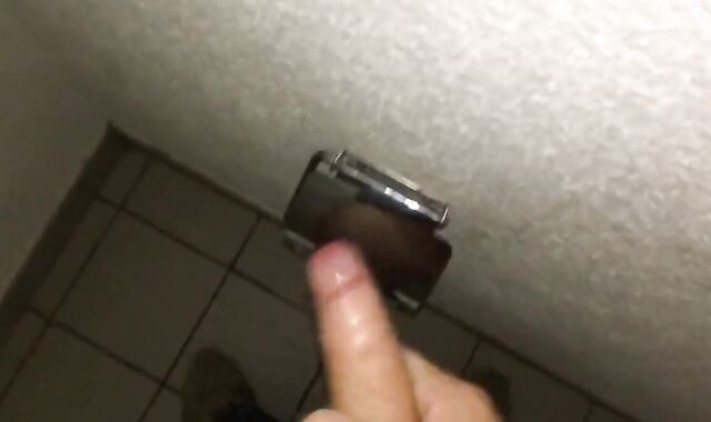 Public Restroom Handjob and Masturbation Compilation