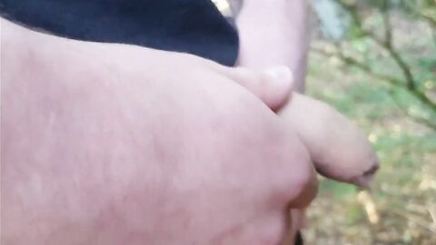 Pissing Outdoors with my Big Dirty Dick