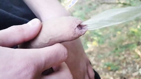 Pissing Outdoors with my Big Dirty Dick