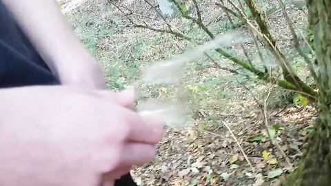 Pissing Outdoors with my Big Dirty Dick