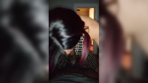 Redhead Crossdresser Sucks BBC for Cum