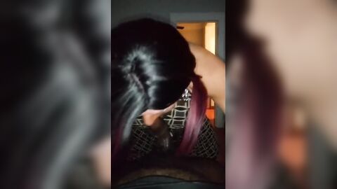 Redhead Crossdresser Sucks BBC for Cum