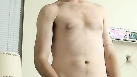 Straight deviant Nimrod masturbating with nipples teased