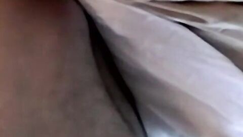 Chubby man receives cum in mouth in interracial threesome