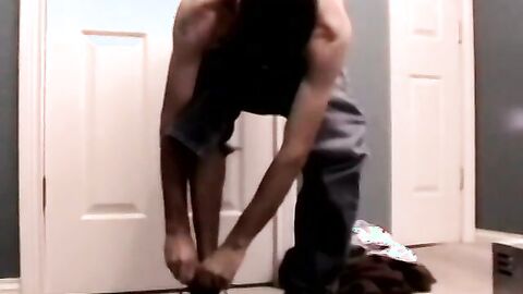 Kinky pierced amateur makes intense homemade jerks off video
