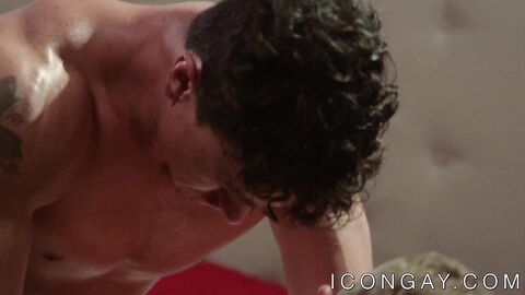 Athletic gays Nick Fitt and Cade Maddox passionately fucking
