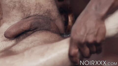 Hard DeAngelo Jackson shoot his cum into photographer Lucas rear