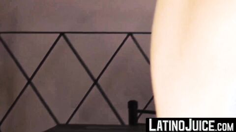 LatinoJuice.com - Remo & Ayun - Slutty gay Remo submits to straight stud Ayuns swift
