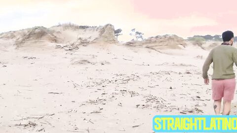 Horny dudes Felix and Duno spend horny time on the beach by fucking each other