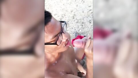 Sucking Dick on the Beach