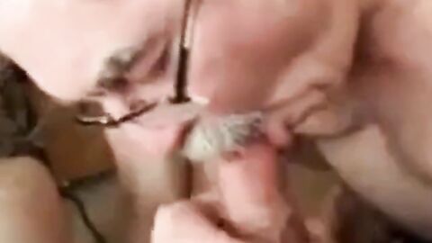 Grandpa's Big Cock Blowjob
