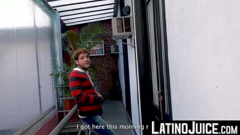LatinoJuice.com - Milo Star & Chiwi Black - Pierced stud Chiwi Black swallows Latino