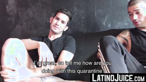 LatinoJuice.com - Kendro & Enzo - Charming guy Kendro fucks hard tattooed Enzo to cur