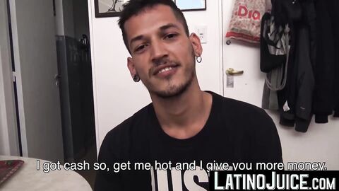 LatinoJuice.com - Cochi - Good looking punk Cochi rides my raw boner while moaning in