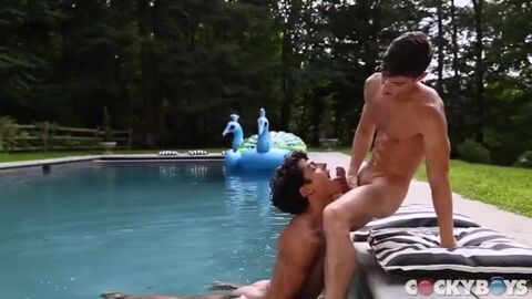 marvelous Nico Leon Getting Rawfucked At The Pool