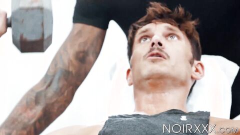 Gym rat Tyler Roberts permits my meaty ass to devour his pulsating penis