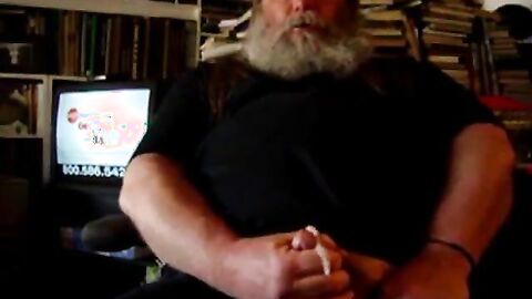 Daddy Bear Jerks Off Solo