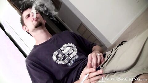Stunning nine inches cock rubbing by attractive Nolan