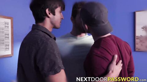 Elliot Finn surprised his boyfriend Dakota Payne with a hot threesome Valentines gift