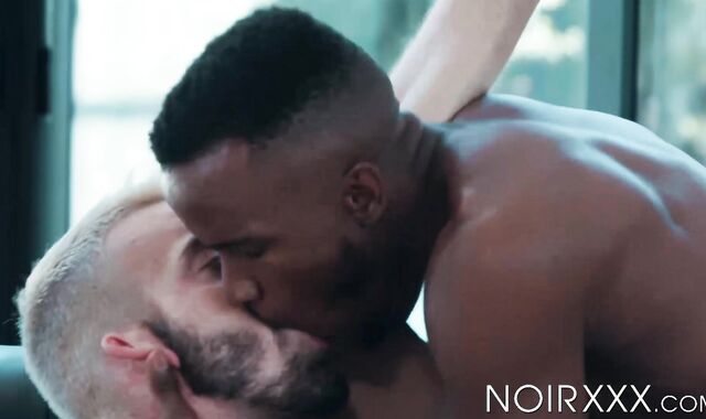 Bearded Jett Rink suffers intense ass stretching thanks to my massive black schlong