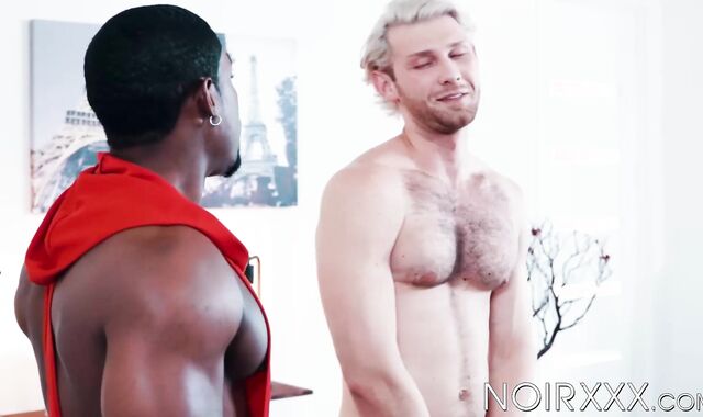 Handsome Jacob Peterson gets the job done by blowing and riding my black dick