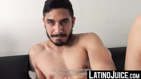 LatinoJuice.com - Princeso & Sahid & Edipo Rey - Horny latino twink Edipo Rey ravaged