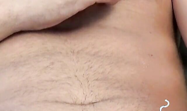 Playing with my cock and spilling cum on the couch