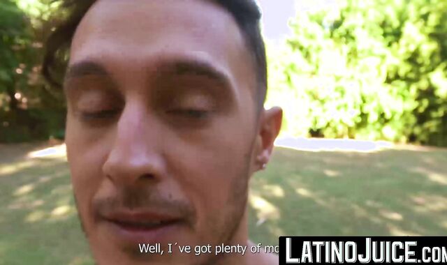 LatinoJuice.com - Gabo & Nico Ruiz - Inked bisexual Gabo enjoys swallowing my big lon