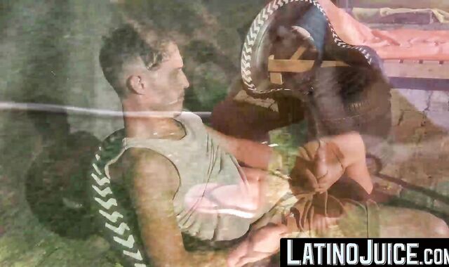 LatinoJuice.com - Gabo & Nico Ruiz - Inked bisexual Gabo enjoys swallowing my big lon