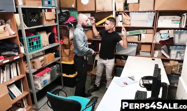 Perps4Sale.com - Shay Stone & Santino - Hard Nippled Thief jock Fed with Horny cops h