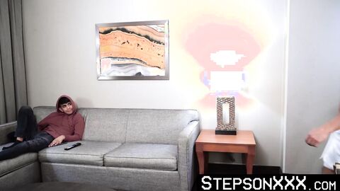 StepsonXXX.com - Jax Thirio & JJ Romeo - Cute stepson JJ Romeo bred by buffed stepdad