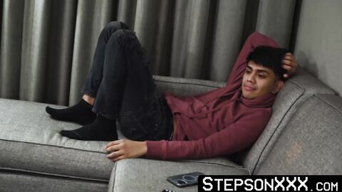 StepsonXXX.com - Jax Thirio & JJ Romeo - Cute stepson JJ Romeo bred by buffed stepdad