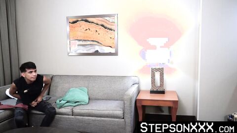 StepsonXXX.com - Jax Thirio & JJ Romeo - Cute stepson JJ Romeo bred by buffed stepdad