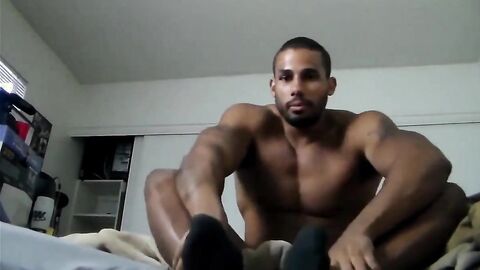 Black Alpha Male Shows Off His Feet