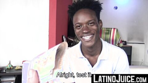 LatinoJuice.com - Nico & Nicolas - Straight Jamaican Nico gobbles my dick then procee