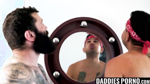 DaddiesPorno.com - Alex Montenegro & Markus Kage - DILF seduces stepson in the shower