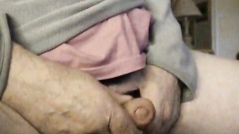 Small Cock Amateur Daddy Handjob