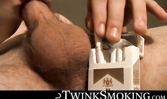 Stud Bryce Corbin smokes three at once while he rocks his dick