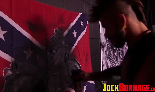Ricky Sins grab the balls and cock of Draven Torres in a punishing encounter