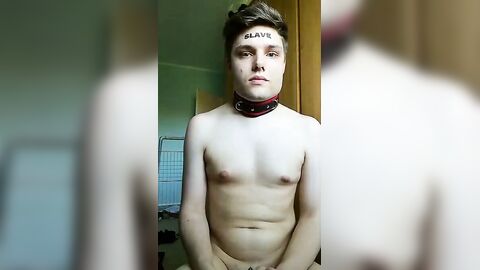 Anal Chastity: Ass-to-Mouth BDSM with a Twink Amateur