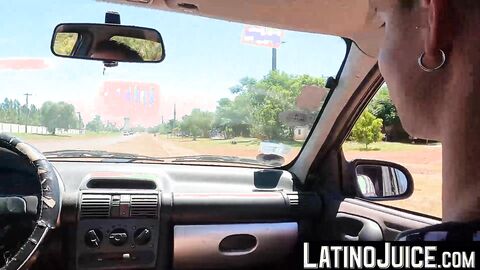 LatinoJuice.com - Leo & Lorenzo Latin - Skinny Latino twink Lorenzo Latin rides stud