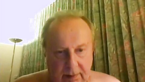 Grandpa Strokes on Webcam