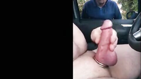 Outdoor Masturbation Leads to Cum Flash