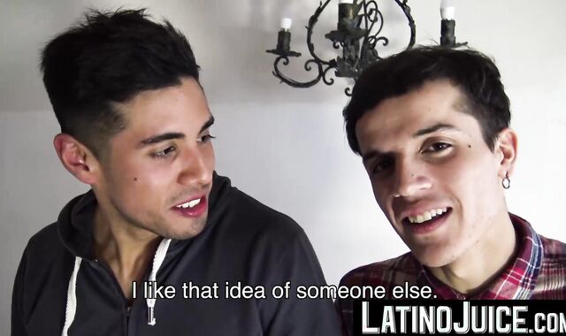 LatinoJuice.com - Dave & Nicolas & Francis - Latino Nicolas and Francis showered with