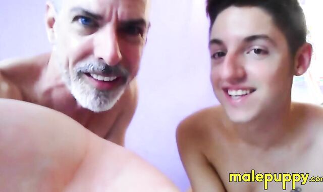 Youâre a little perv creeping in to watch Devin Jones and Richard Lennox having sex