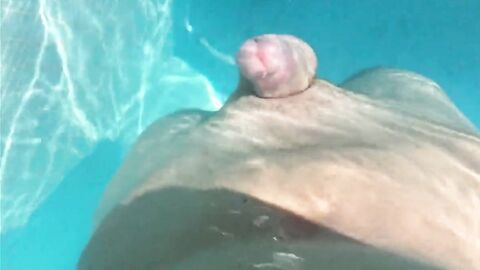 Swimming Pool Masturbation Hands Free Orgasm