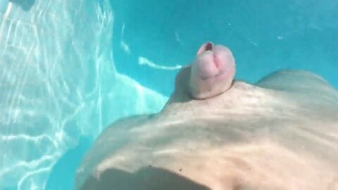 Swimming Pool Masturbation Hands Free Orgasm